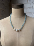 Aquamarine Baroque Pearls