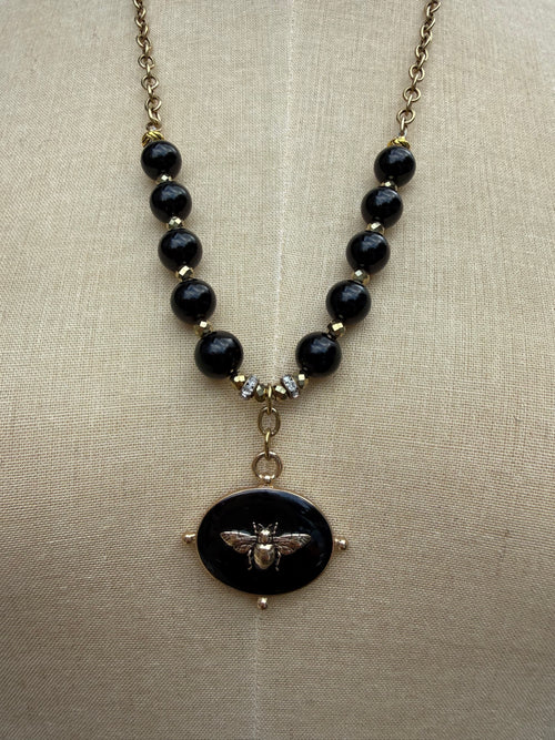 Black Vintage Bee