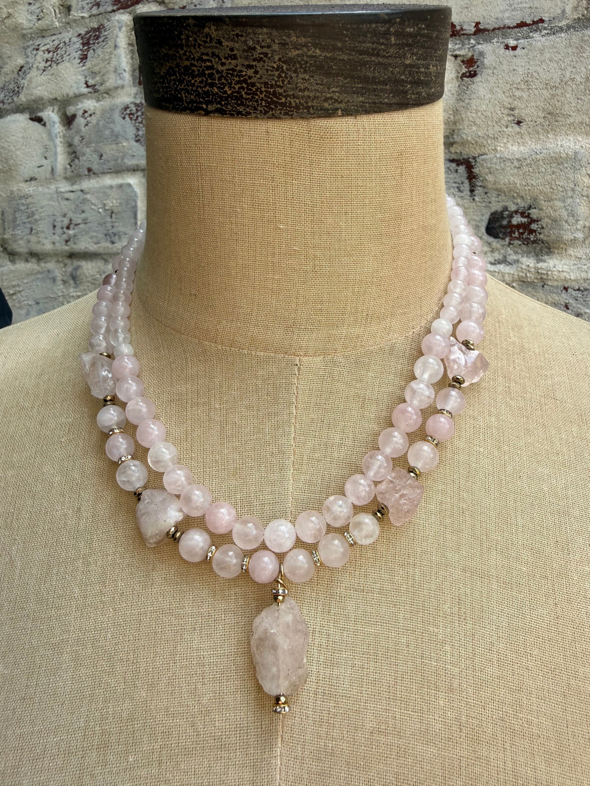 Rose Quartz Double