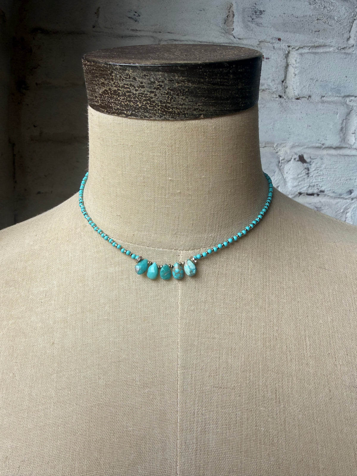 Turquoise with Tear Drops